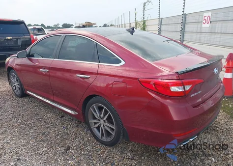2016 Hyundai Sonata Sport 2.0T z USA, uszkodzony, nr VIN 5NPE34AB6GH406687